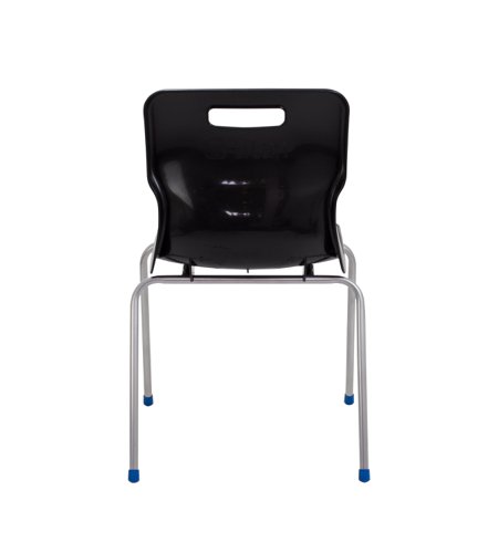 T16-BK | The super strong titan 4 leg chair has been developed solely to withstand the heavy duty, day to day use in a classroom environment and is almost unbreakable. It also features tamper proof fixings and anti-tilt legs.