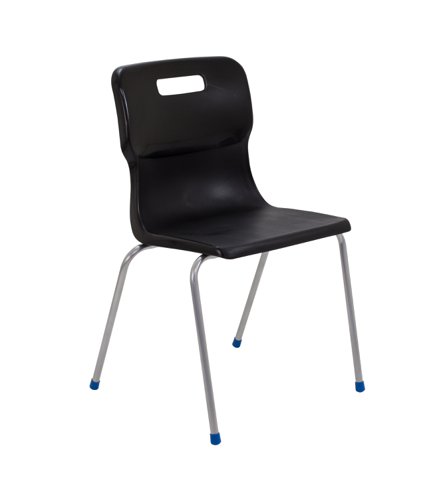 T16-BK Titan 4 Leg Chair Size 6 Black