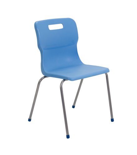 T16-CB Titan 4 Leg Chair Size 6 Sky Blue