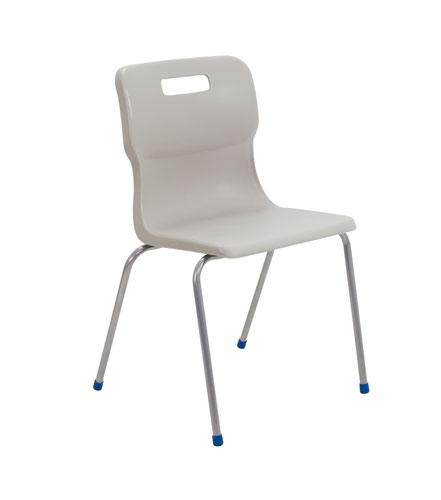 Titan 4 Leg Chair Size 6 - 460mm Seat Height - Grey