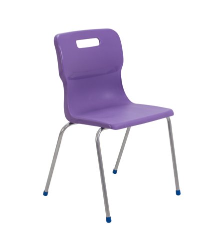 Titan 4 Leg Chair Size 6 Purple Titan
