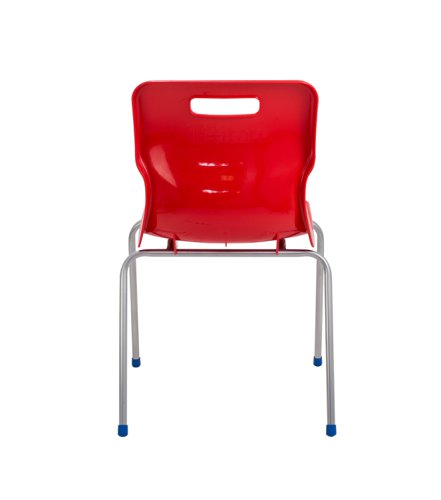 Titan 4 Leg Classroom Chair 497x477x790mm Red KF72189 - Titan - KF72194 - McArdle Computer and Office Supplies
