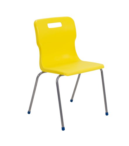 Titan 4 Leg Chair Size 6 Yellow