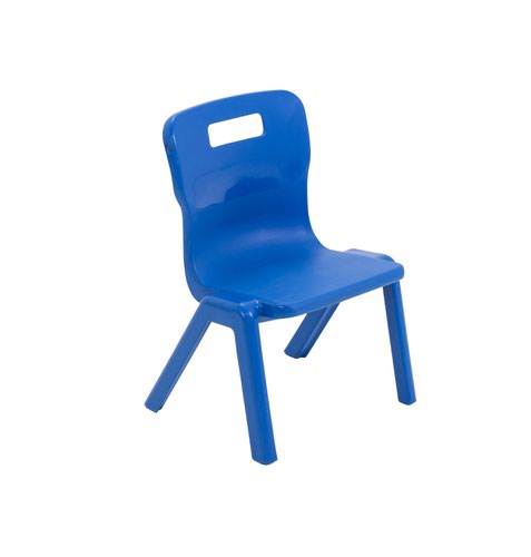 Titan Antibacterial One Piece Chair Size 1 - Blue