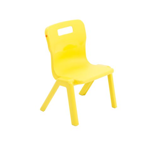 Titan One Piece Chair Size 1 - 260mm Seat Height - Yellow