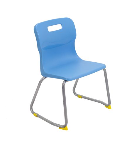 Titan Skid Base Chair Size 3 - 350mm Seat Height - Sky Blue