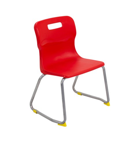 T23-R Titan Skid Base Chair Size 3 Red