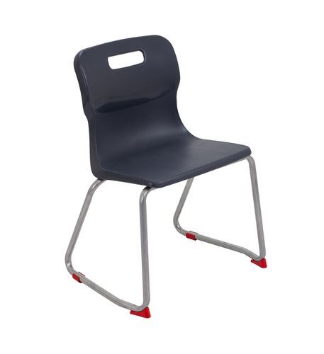 Titan Skid Base Chair Size 4 - 380mm Seat Height - Charcoal