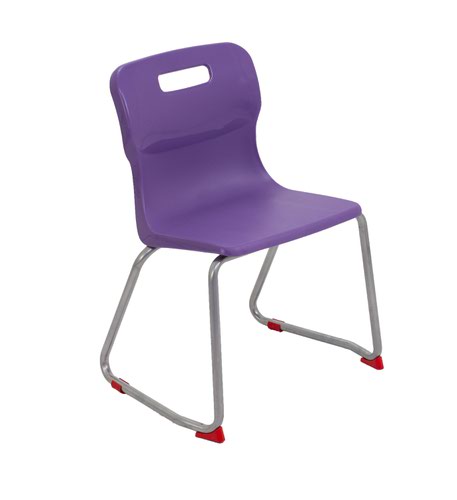Titan Skid Base Chair Size 4 - 380mm Seat Height - Purple