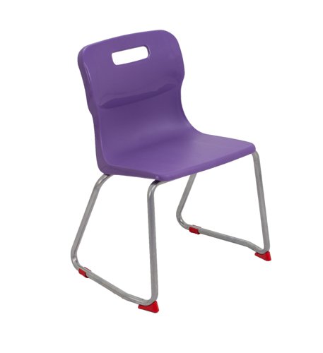 Titan Skid Base Chair Size 4 Purple Titan