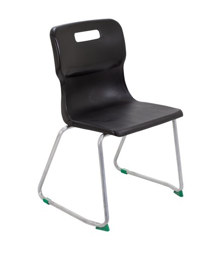 T25-BK Titan Skid Base Chair Size 5 Black