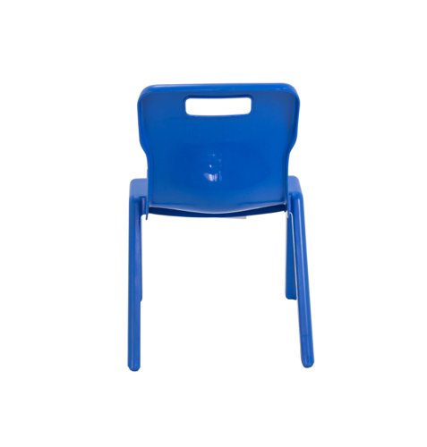 Titan One Piece Classroom Chair 363x343x563mm Blue KF72155