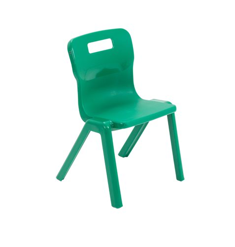 One Piece School Chair Size 2 310mm Green T2GREEN