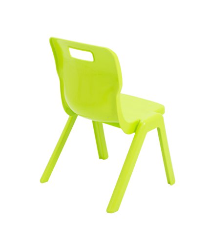 Titan One Piece Classroom Chair 435x384x600mm Lime KF78516