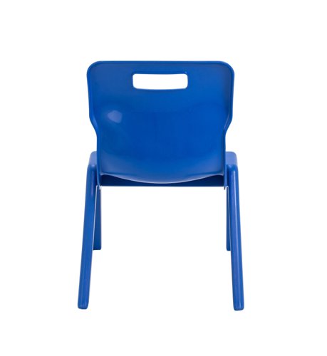 Titan One Piece Classroom Chair 435x384x600mm Blue (Pack of 10) KF838709 KF838709
