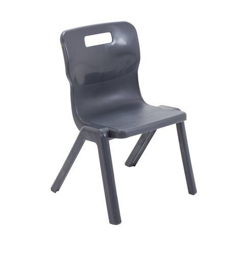 Titan One Piece Chair Size 3 Charcoal