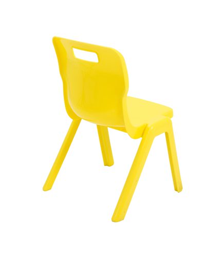 Titan One Piece Chair 350mm Yellow KF72163
