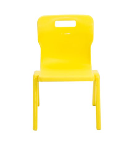 Titan One Piece Chair 350mm Yellow KF72163