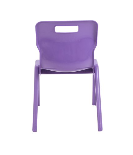 Titan One Piece Classroom Chair 432x408x690mm Purple KF78518