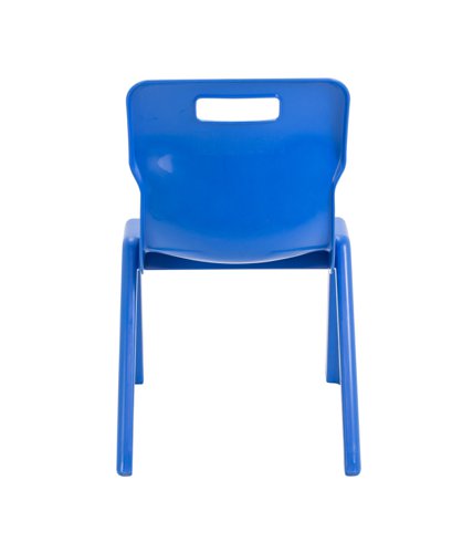 Titan One Piece Classroom Chair 432x408x690mm Blue (Pack of 10) KF838714