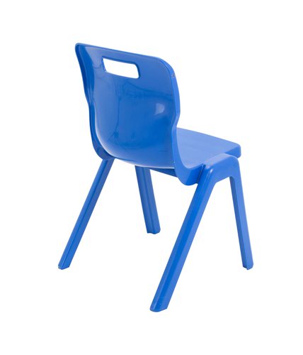 Titan One Piece Classroom Chair 432x408x690mm Blue KF72165 Classroom Seats KF72165