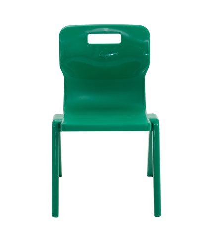 Titan One Piece Chair 380mm Green KF72166