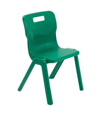T4-GN Titan One Piece Chair Size 4 Green