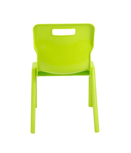 Titan One Piece Classroom Chair 432x408x690mm Lime KF78520