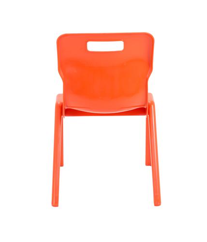 Titan One Piece Classroom Chair 432x408x690mm Orange (Pack of 30) KF78623 KF78623