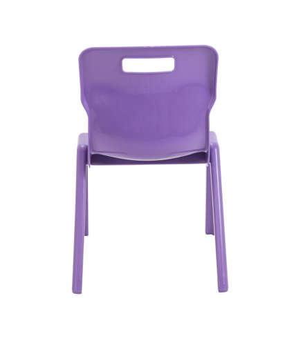 Titan One Piece Classroom Chair 432x408x690mm Purple (Pack of 30) KF78622 - KF78622