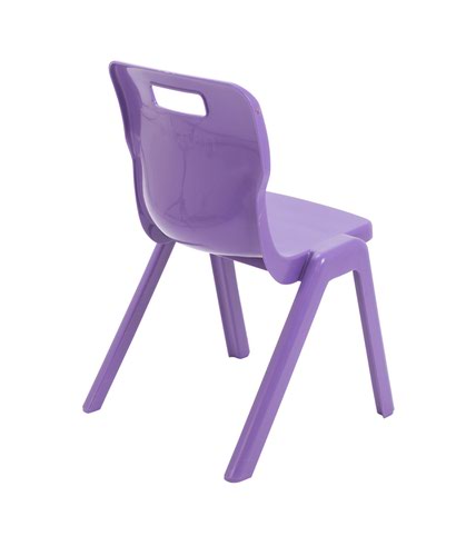 Titan One Piece Chair 380mm Purple KF78518