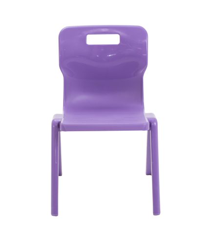 Titan One Piece Chair 380mm Purple KF78518