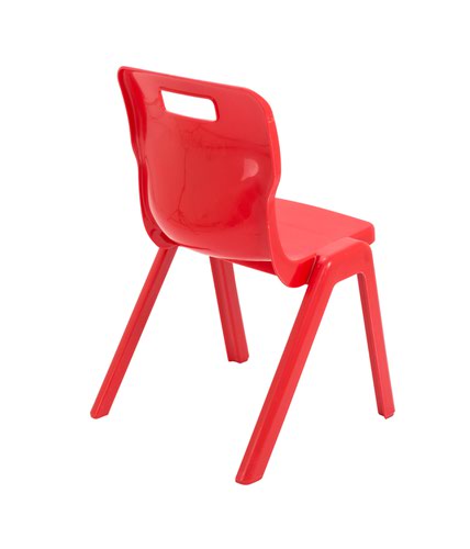 Titan One Piece Chair 380mm Red KF72164