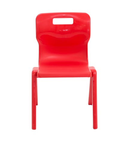 Titan One Piece Chair 380mm Red KF72164