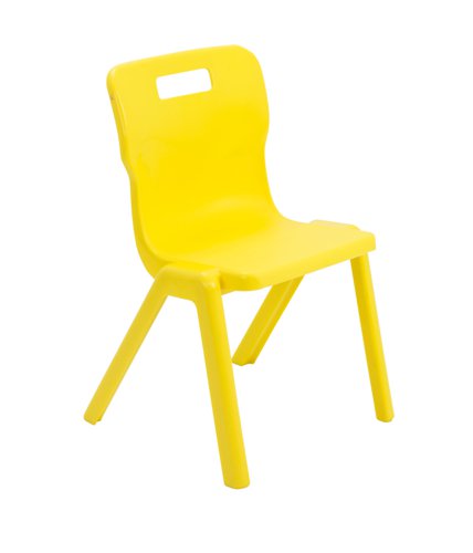 Titan One Piece Chair Size 4 Yellow