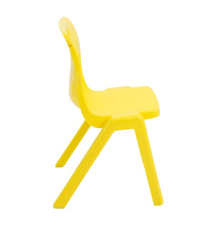 Titan One Piece Chair 380mm Yellow KF72168