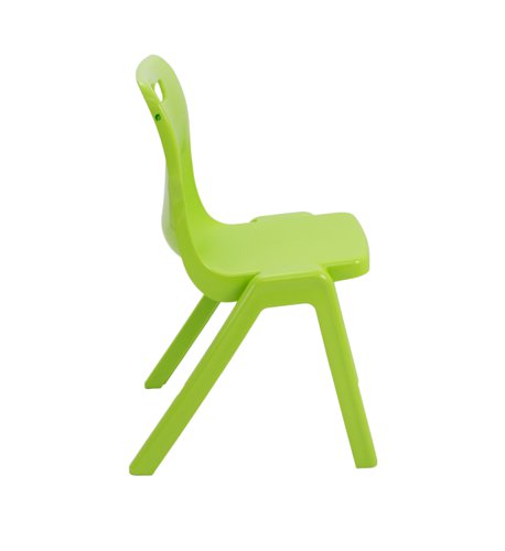 Titan One Piece Classroom Chair 480x486x799mm Lime KF78524