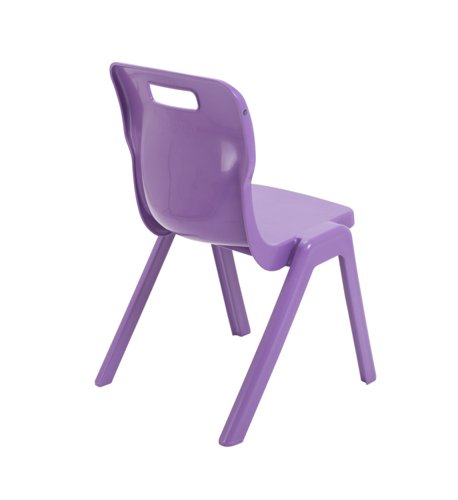 Titan One Piece Classroom Chair 480x486x799mm Purple (Pack of 30) KF78631