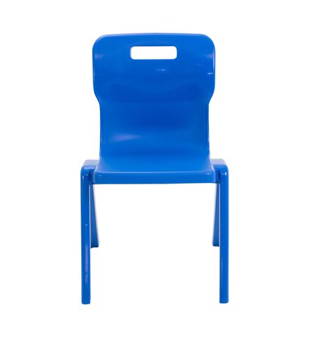 Titan One Piece Chair 430mm Blue KF72170
