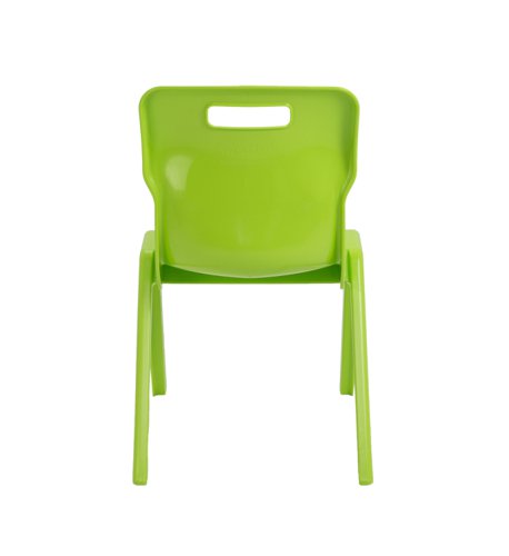 Titan One Piece Classroom Chair 480x486x799mm Lime (Pack of 30) KF78634 - KF78634