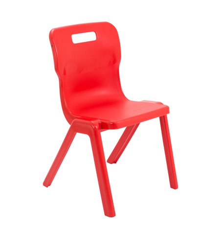 Titan One Piece Chair Size 5 Red
