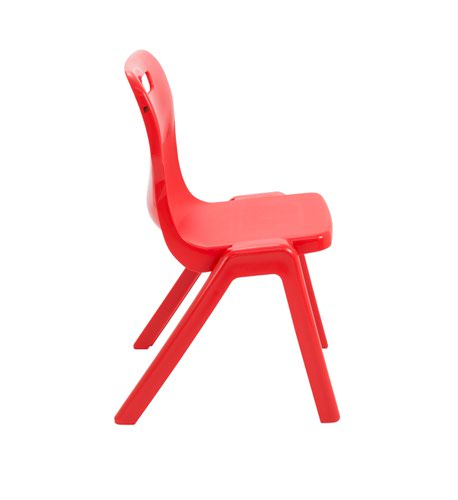 Titan One Piece Chair 430mm Red KF72169