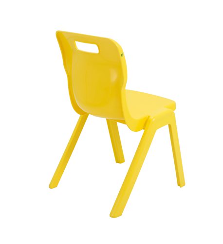 Titan One Piece Chair 430mm Yellow KF72173