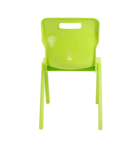 Titan One Piece Classroom Chair 482x510x829mm Lime (Pack of 30) KF78646