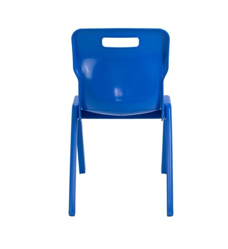 Titan One Piece Classroom Chair 482x510x829mm Blue KF72175 - Titan - KF72175 - McArdle Computer and Office Supplies
