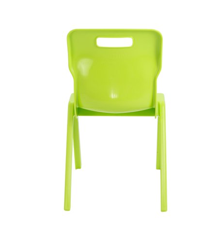 Titan One Piece Classroom Chair 482x510x829mm Lime (Pack of 10) KF78588