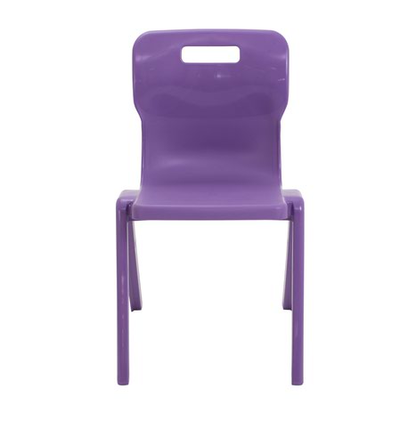 Titan One Piece Chair 460mm Purple KF78529