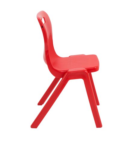 Titan One Piece Chair 460mm Red KF72174