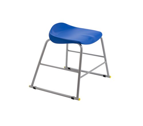 Titan Stool Size 3 Grey Frame Blue