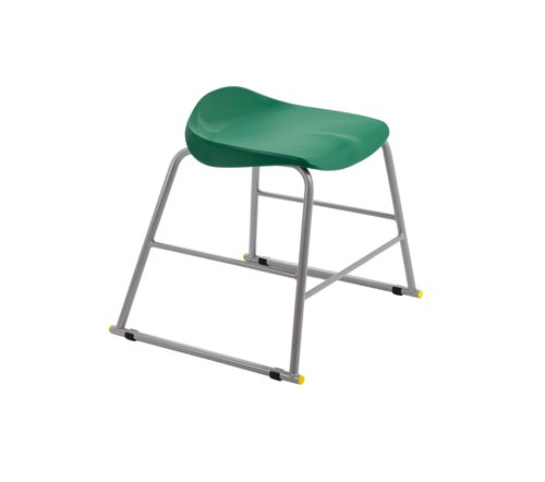 Titan Stool Size 3 Grey Frame Green